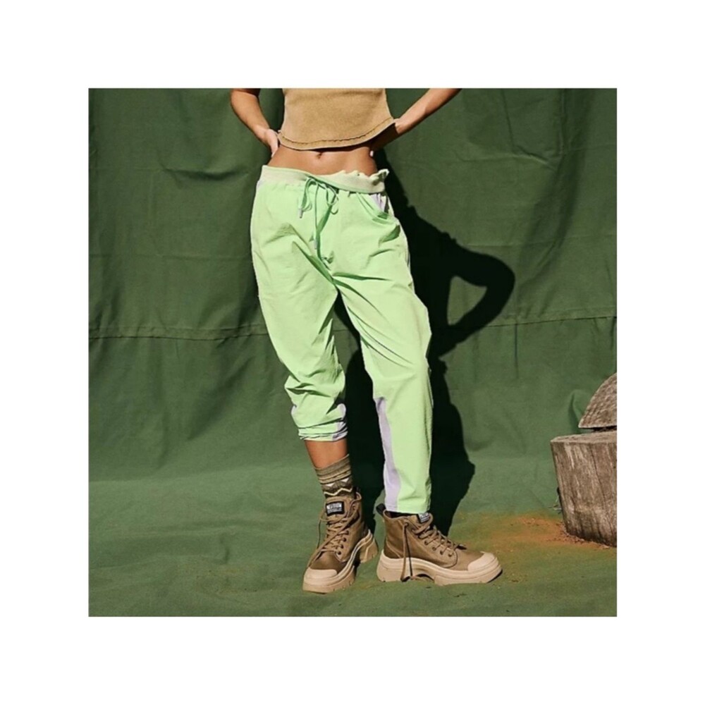 Free People Cascade Joggers Limeade Sz Medium M NWT